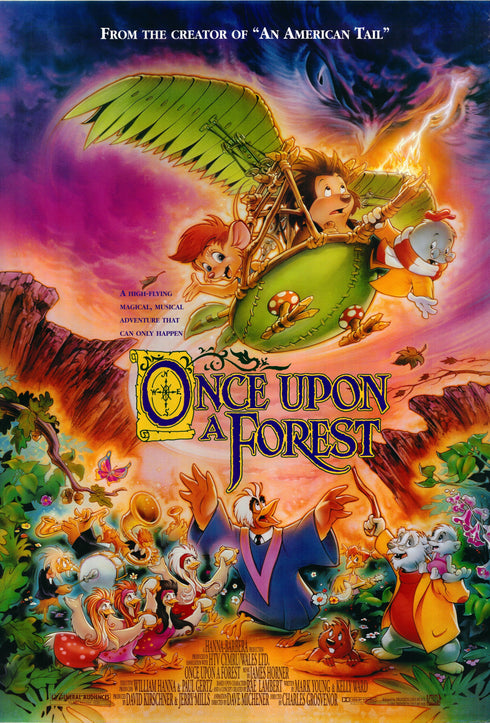 once upon a forest 1993 one sheet poster rolled